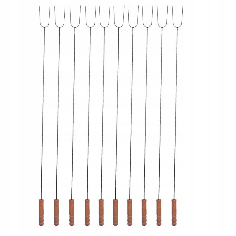 Lazdelės, pagaliukai ir šakutės šašlykinės laužui, 140 cm, 10 vnt