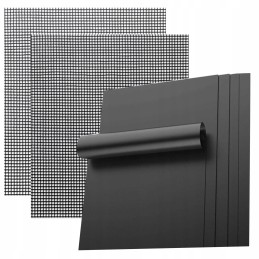 Rinkinys iš 5x tefloninio kilimėlio ir 2x tinklelio kepimui 40x33cm