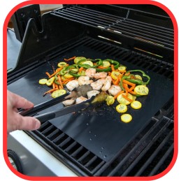 Tefloniniai grilio padėklai, skirti kepti ant grotelių