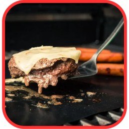 Tefloniniai grilio padėklai, skirti kepti ant grotelių