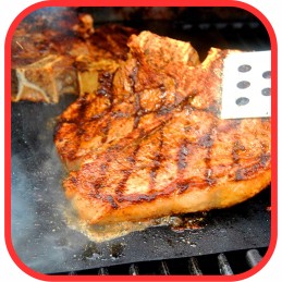 Tefloniniai grilio padėklai, skirti kepti ant grotelių