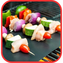 Tefloniniai grilio padėklai, skirti kepti ant grotelių