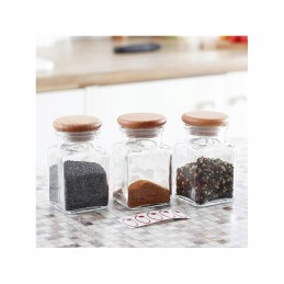 Prieskonių stiklainiai 150 ml 3 vnt - praktiški