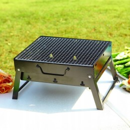 ⭐Turistinis grilis, sulankstomas mini kepsninės lagaminas + pagaliukai + žnyplės + šepetys⭐