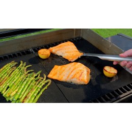 ✴️ 5x tefloninis kilimėlis, skirtas kepti, kepti patiekalus ant grotelių, bbq