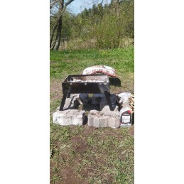 Nešiojami sulankstomi medžio anglies kepsniniai