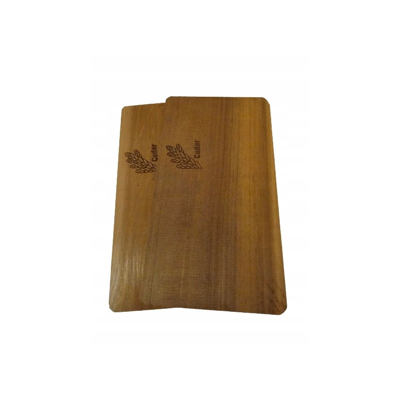 Kedro lenta kepimui ant grotelių, raudono kedro lenta grilio grotelėms, 2 lentos