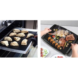 Tefloniniai padėklai Girlla Grilio kilimėliai, skirti kepimui orkaitėje, 12 vnt