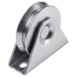 'V' tipo plieninis volas, skersmuo 68x20 mm, su tvirtinimu