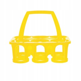 Geltona punetė stiklainiams su medumi, nešiojimui