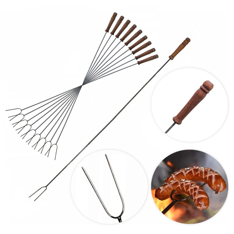 ✅ laužo lazdos, rinkinys 120 cm, 10 vnt.