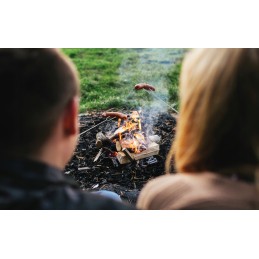 Teleskopinė židinio šakutė - 10 vienetų rinkinys griliui