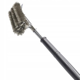 Sillar šepečių rinkinys vielinėms grotelėms, 43cm, Nanomax skystis griliui, 1l