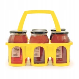 krepšelis (krepšelis) medaus stiklainiams transportuoti