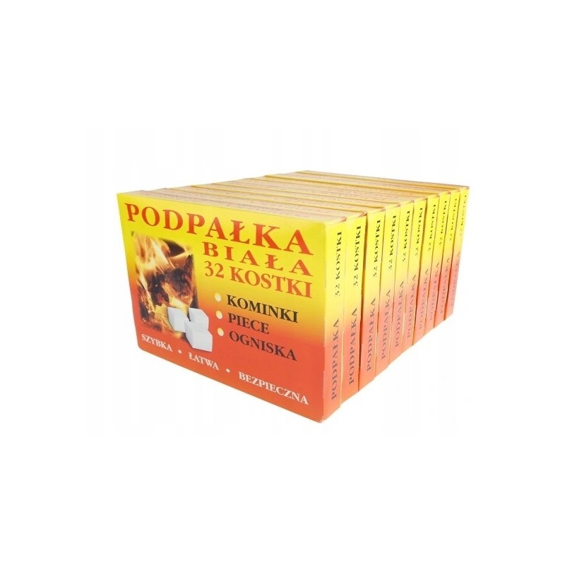 Baltas kūrenimas, 32 kubeliai - 10 pakuočių rinkinys