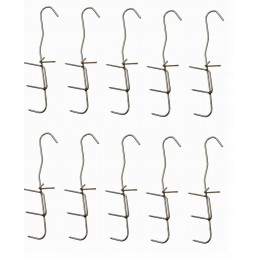 Trigubi žuvies rūkymo kabliukai, 10 vnt