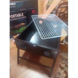 ⭐ ️Grill sulankstomas turistinis nešiojamas lagaminas sodo anglis BBQ ⭐️ + nemokama