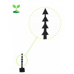 Smeigtukai, inkariniai kaiščiai, 20 cm, agrotekstilė, kurmių tinklelis