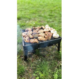 ⭐ ️Grill sulankstomas turistinis nešiojamas lagaminas sodo anglis BBQ ⭐️ + nemokama