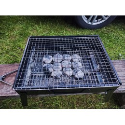 ⭐ ️Grill sulankstomas turistinis nešiojamas lagaminas sodo anglis BBQ ⭐️ + nemokama