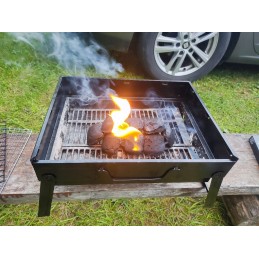 ⭐ ️Grill sulankstomas turistinis nešiojamas lagaminas sodo anglis BBQ ⭐️ + nemokama