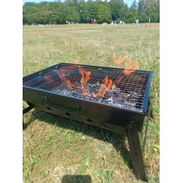 ⭐ ️Grill sulankstomas turistinis nešiojamas lagaminas sodo anglis BBQ ⭐️ + nemokama