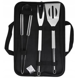 Kepsninės komplektas, priedai, kepsninės reikmenys, nerūdijantis plienas, 3in1