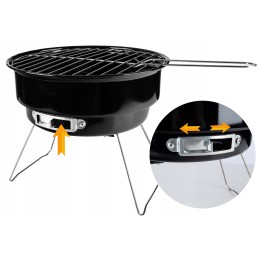 Turistinis nešiojamas grilis su maišeliu