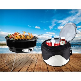 Turistinis nešiojamas grilis su maišeliu