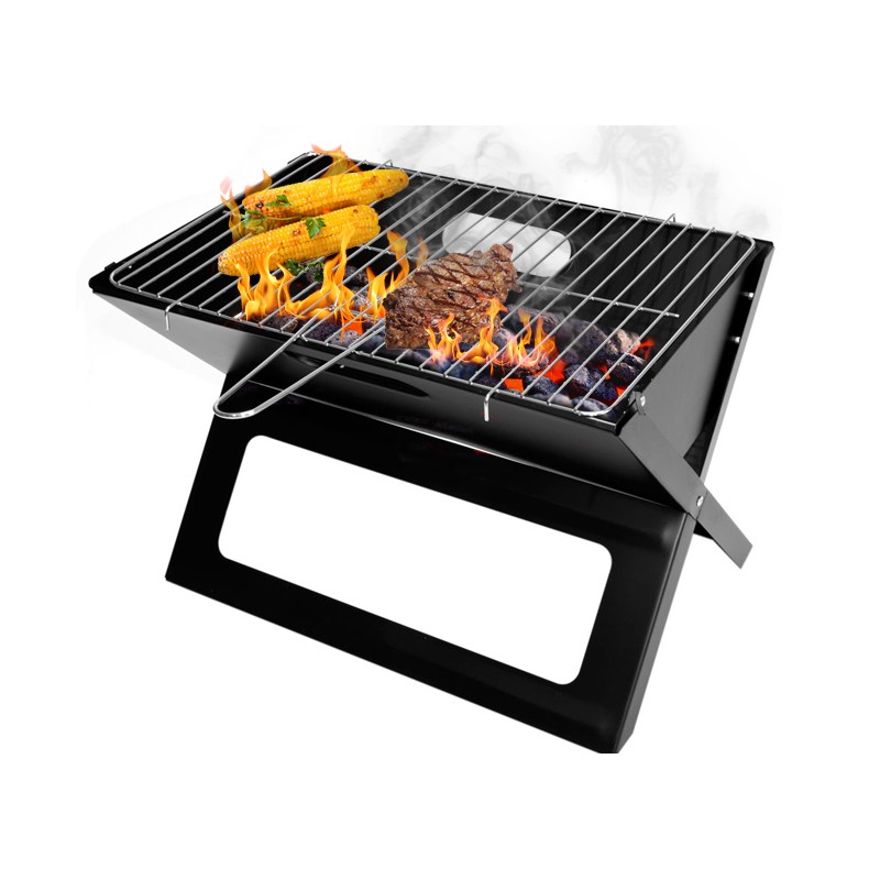 Turistinės anglies sodo kepsninės nešiojamos sulankstomos lagamino grotelės