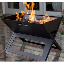 Turistinės anglies sodo kepsninės nešiojamos sulankstomos lagamino grotelės