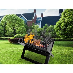 Turistinės anglies sodo kepsninės nešiojamos sulankstomos lagamino grotelės