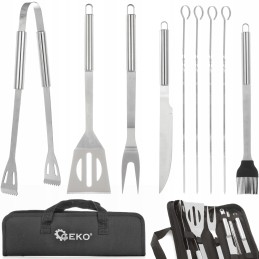 Aksesuarų rinkinys, kepsninės reikmenys, dėklas, 10 vnt