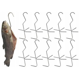 H 320 žuvies rūkymo kabliukai sykams, 10 vnt