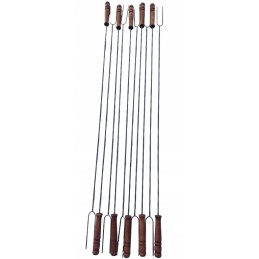 Šakučių lazdelės šakės laužo lazdos 118cm 10 vnt