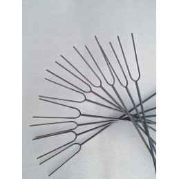 Šakučių lazdelės šakės laužo lazdos 118cm 10 vnt