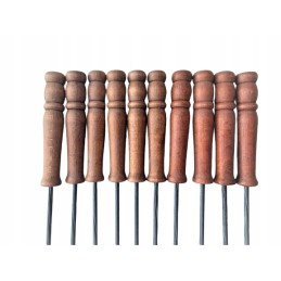 Šakučių lazdelės šakės laužo lazdos 118cm 10 vnt