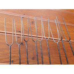 Šakučių lazdelės šakės laužo lazdos 118cm 10 vnt