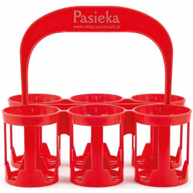 - stiklainių transporteris - raudonas