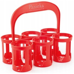 - stiklainių transporteris - raudonas