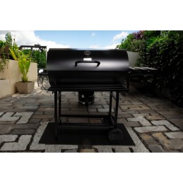 Apsauginis grilio kilimėlis 100x50cm didelis BBQ