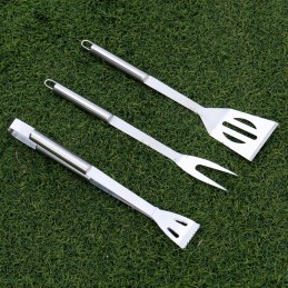 Priedų rinkinys bbq-a1 nerūdijančio plieno griliui 3in1 + lagaminas