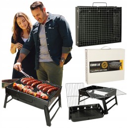 Lagamine sulankstomas turistinis anglių grilis, nešiojamas, sodo kempingas