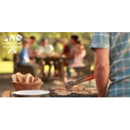 Lagamine sulankstomas turistinis anglių grilis, nešiojamas, sodo kempingas