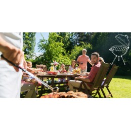 Lagamine sulankstomas turistinis anglių grilis, nešiojamas, sodo kempingas