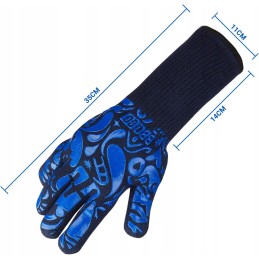 Virtuvinės grilio pirštinės 800 laipsnių