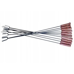 Rinkinys laužo šakės 120 cm, 10 vnt atramų, 10 vnt