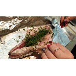 H 322 trigubas kabliukas žuviai rūkyti, lux rūkykla