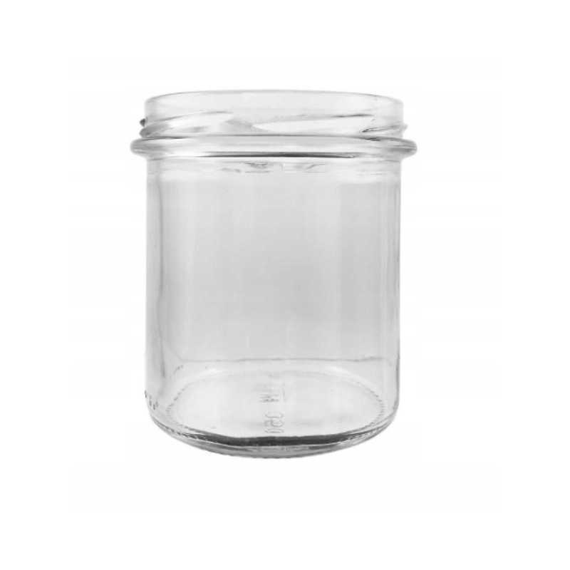 Stiklainis su dangteliu 350ml 8vnt pasigaminkite savo dia. 82 mm.