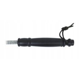 2x plieninės grilio žnyplės 40 ir 45 cm šepetys